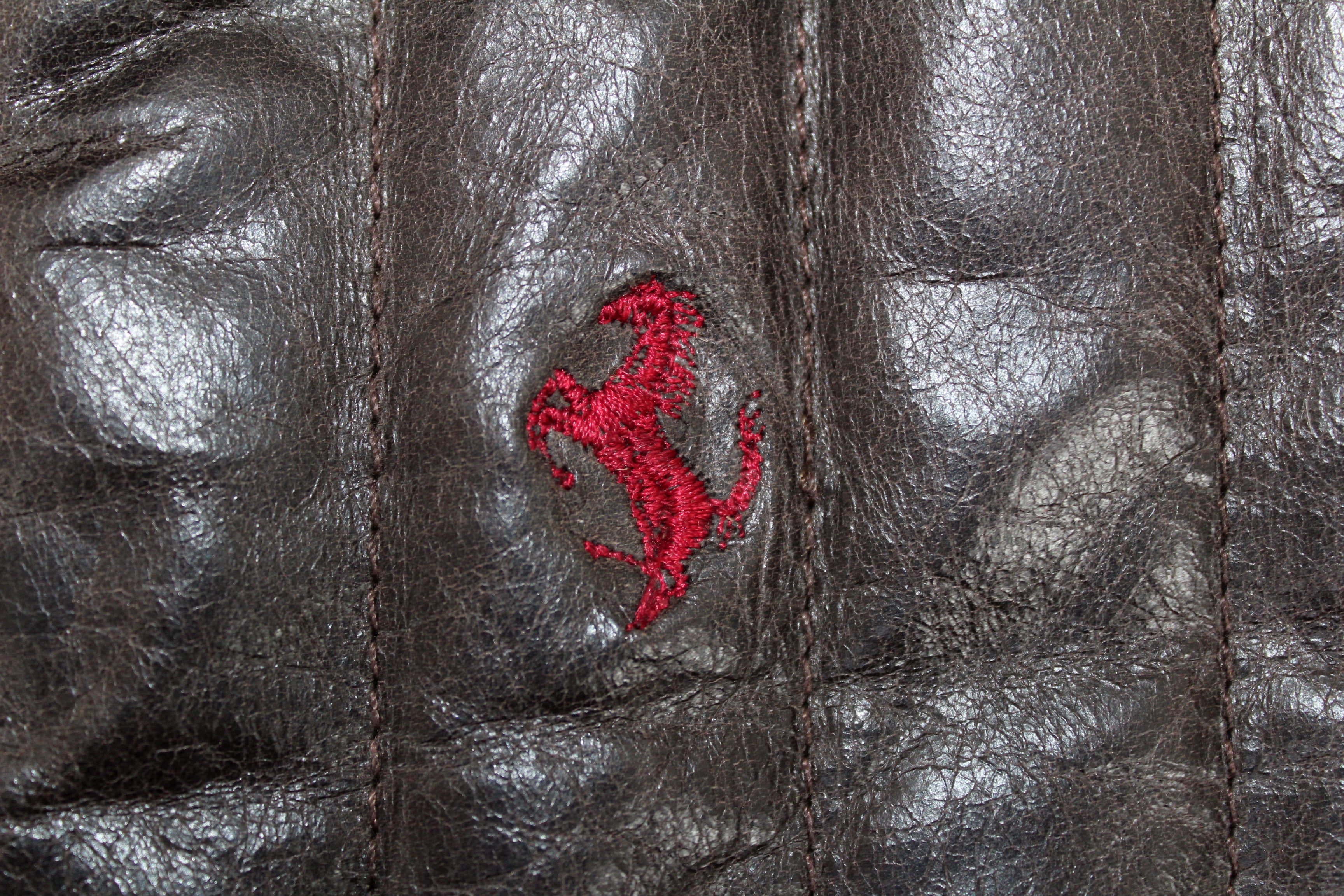 FILA x FERRARI 90'S VINTAGE LEATHER JACKET MEDIUM – Vintage80scasuals