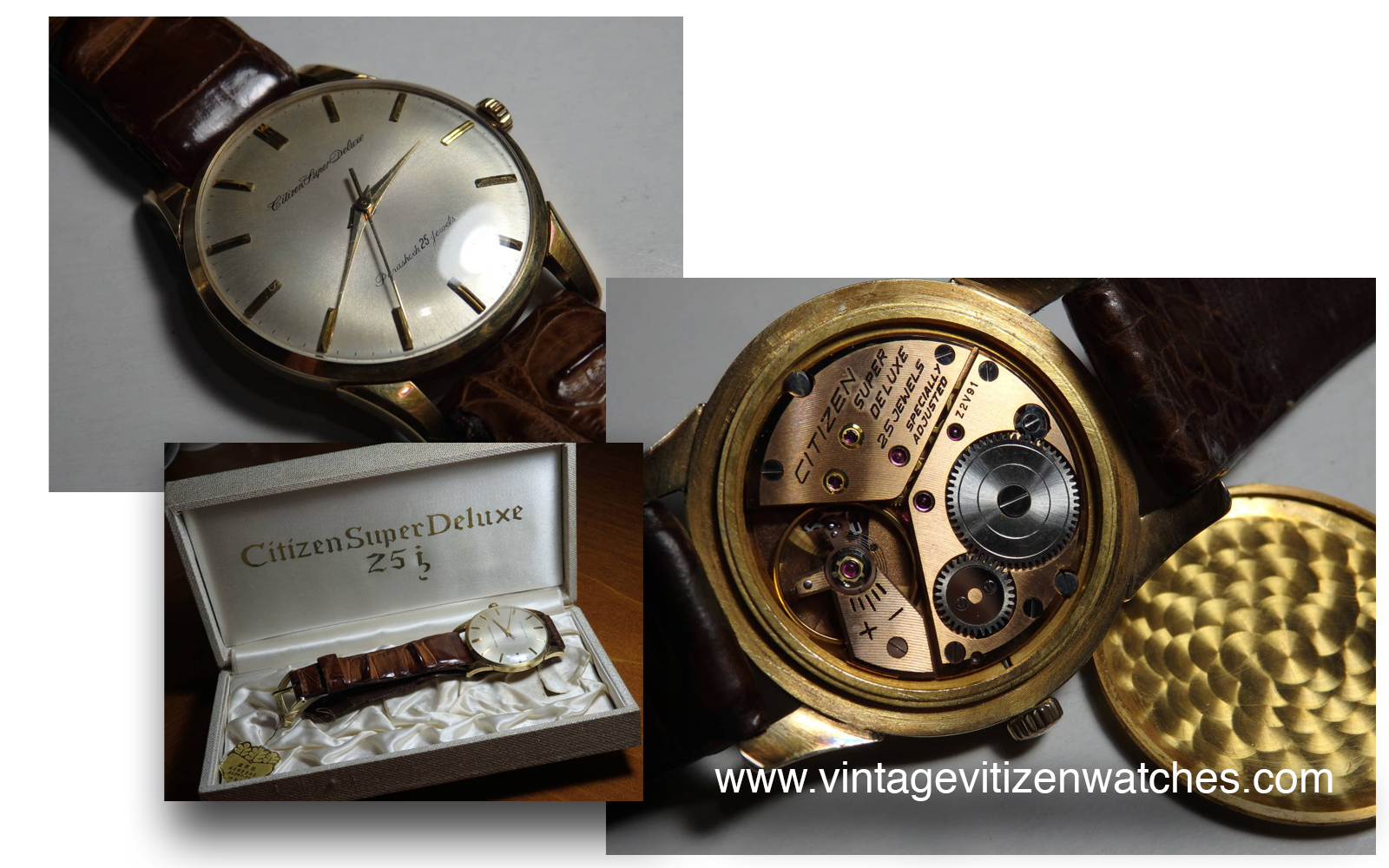 Citizen Super Deluxe – solid gold – Vintage Citizen Watches