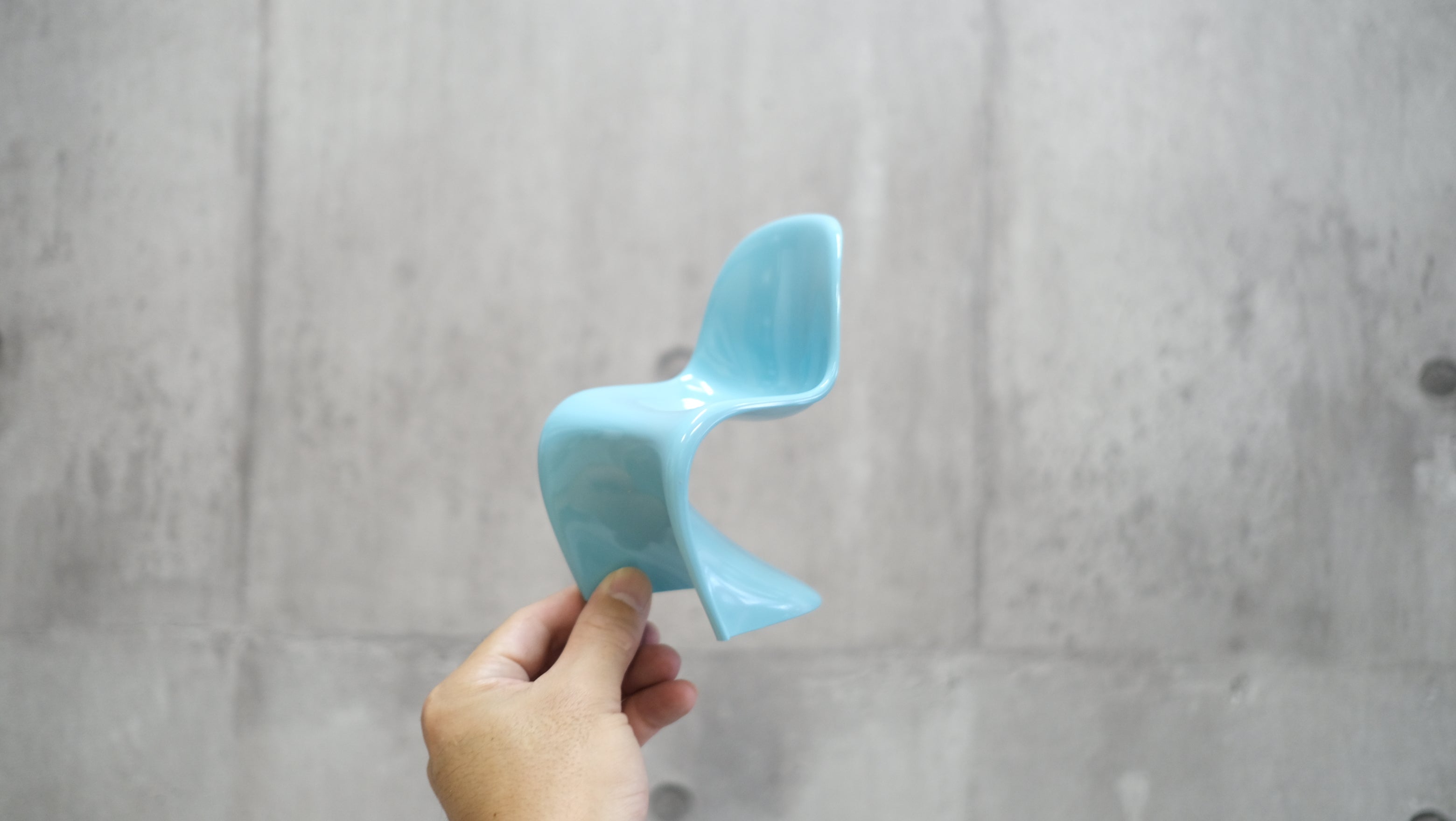 Panton Chair ミニチュア（ブルー）｜Verner Panton × Vitra