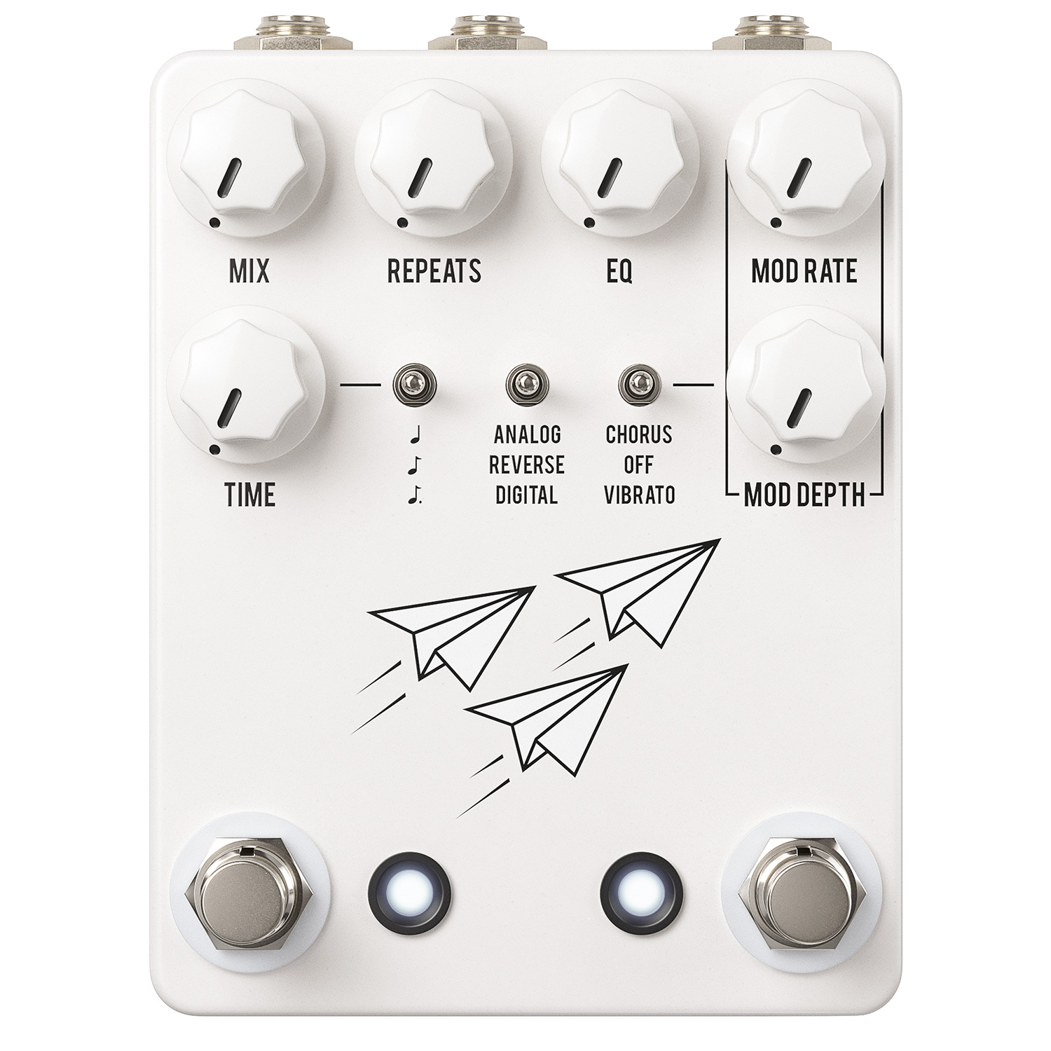 JHS Pedals Flight Delay Pedal - White - Vintage King