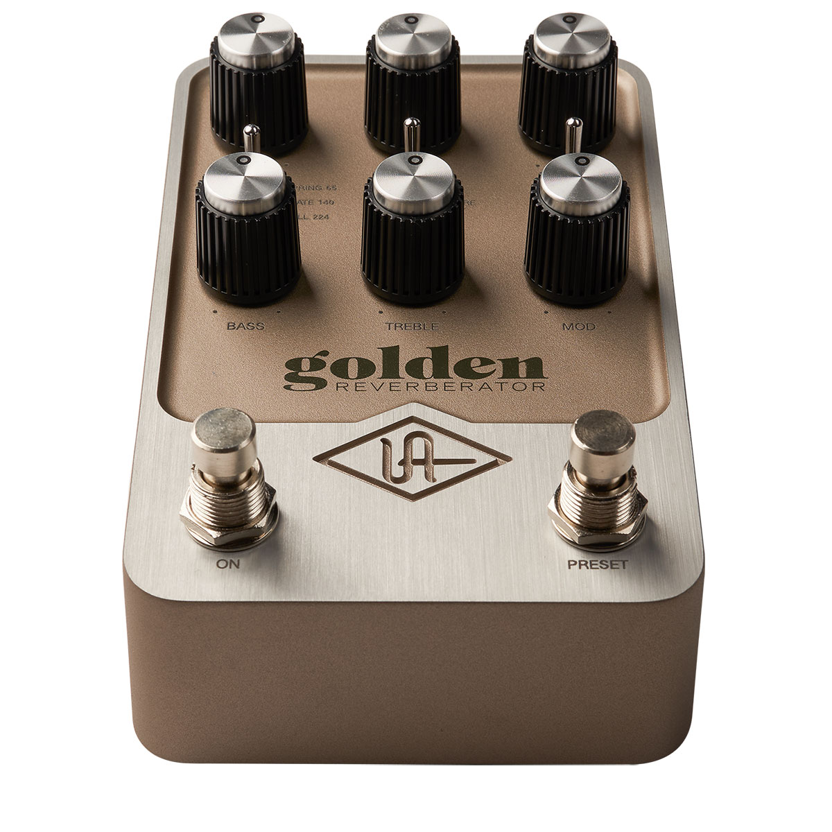 UA Golden Reverberator - Universal Audio Reverb Pedal - Golden