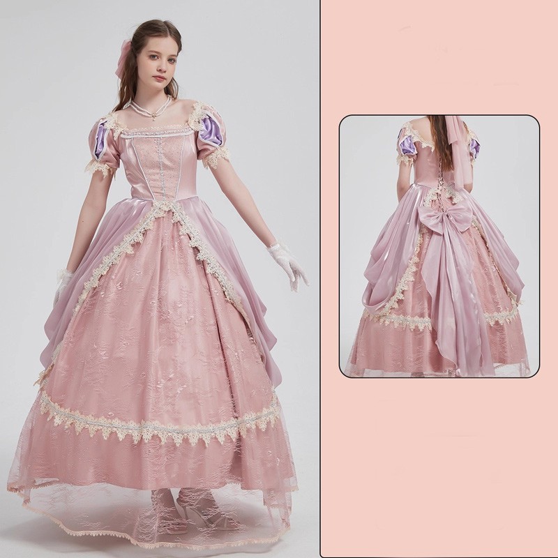 ディズニー・アリエル 風 プリンセス ドレス 大人 レディース コスプレ