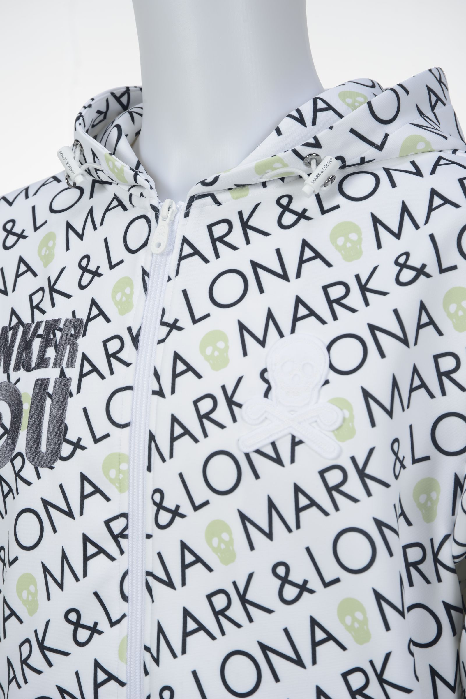 MARK&LONA - Alpha Zip Up Hoodie | ブルゾン | ホワイト | メンズ