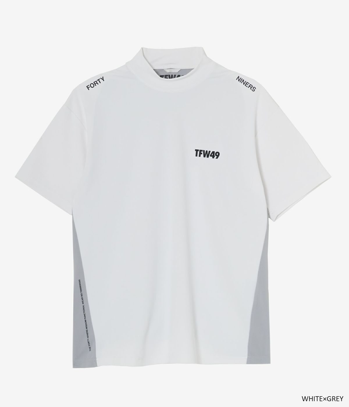 TFW49 - RELAX MOCK NECK T | モックネックシャツ | ホワイト×グレー