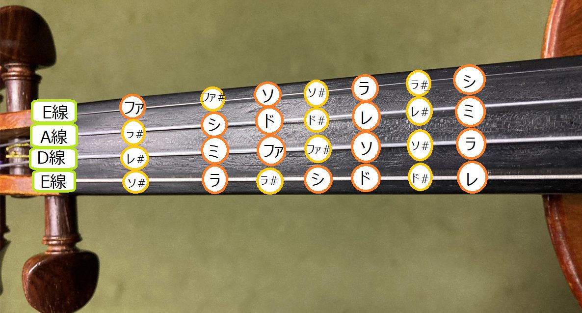 初心者向け】運指表を見ながらヴァイオリンを奏でてみる、そんなところ