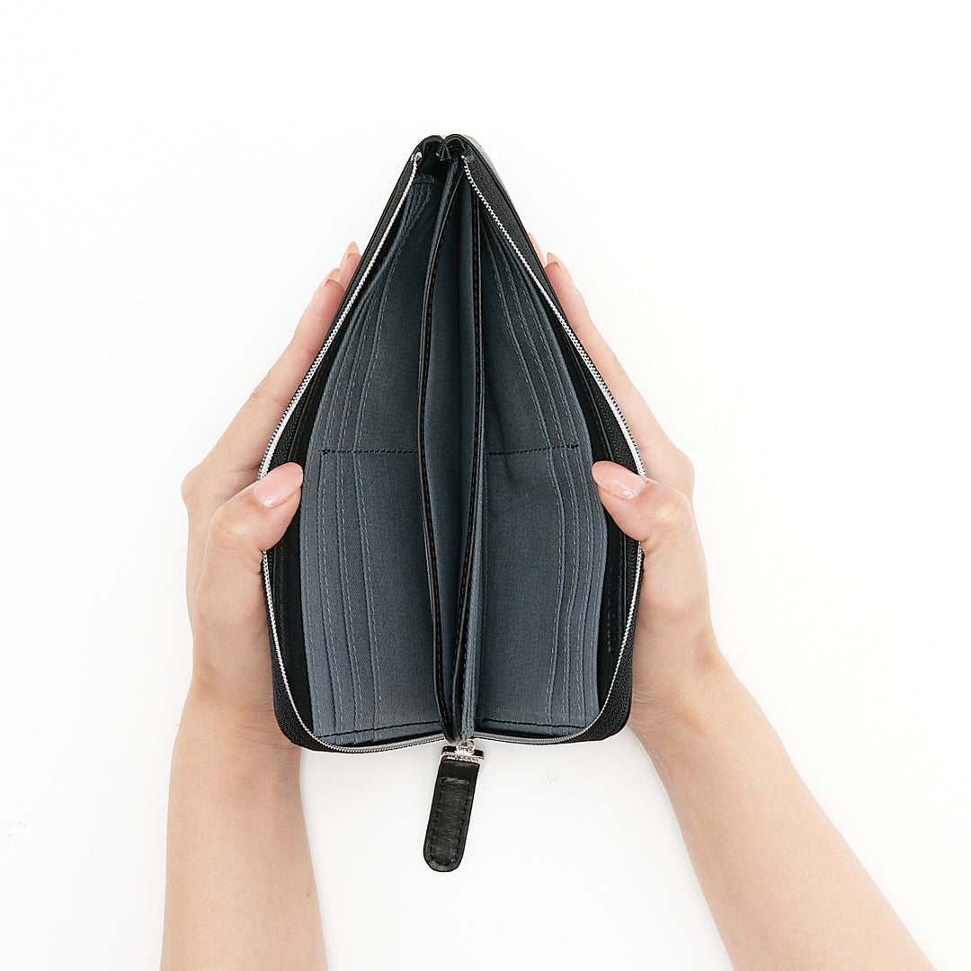 Zilda (ジルダ)上品でしなやかなソフトキップレザーのL字ファスナー長