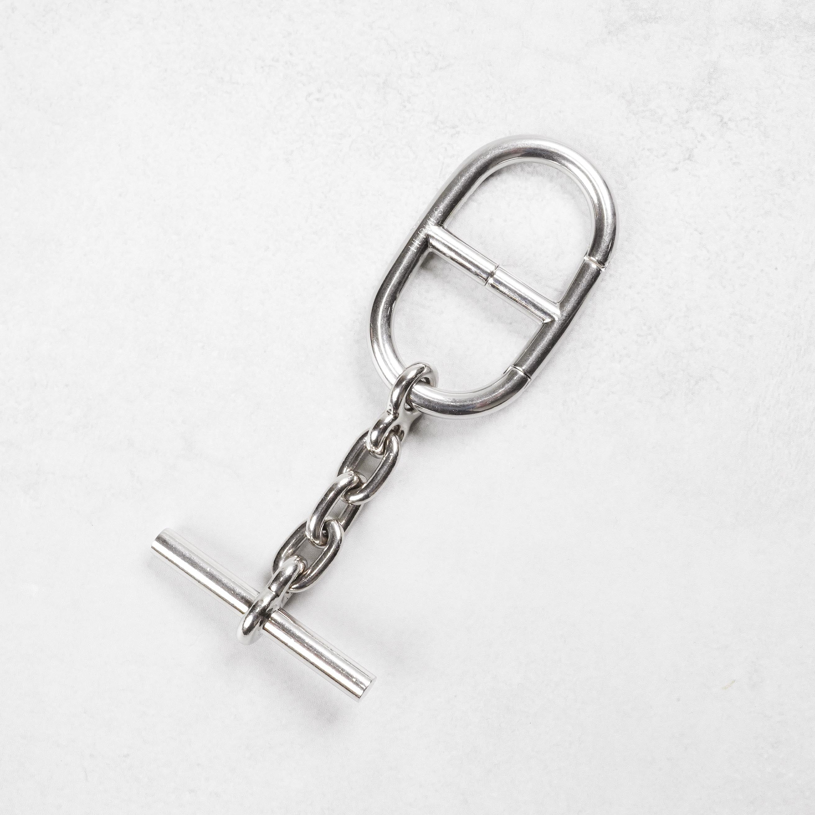 HERMES シェーヌダンクル キーリング ステンレス製 – VISION ARCHIVE