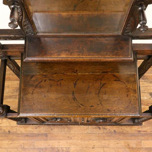 イギリスアンティーク ホールスタンド 玄関用家具 オーク材 v_59247