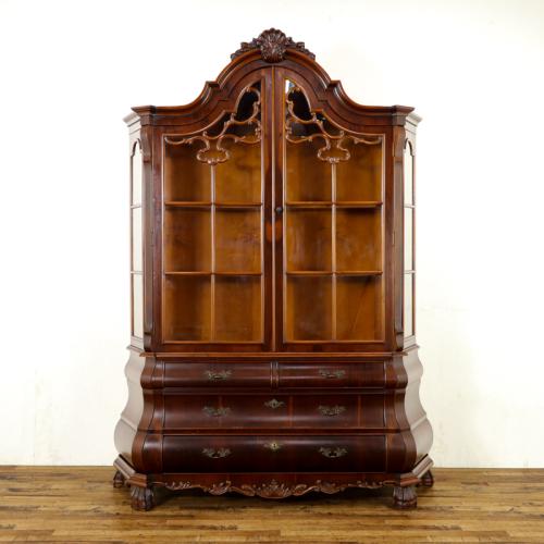 オランダアンティーク ダッチキャビネット 収納棚 ウォールナット材