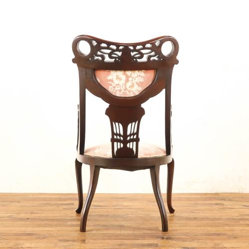 イギリスアンティーク アームチェア 肘掛け椅子 マホガニー材 v_54772c