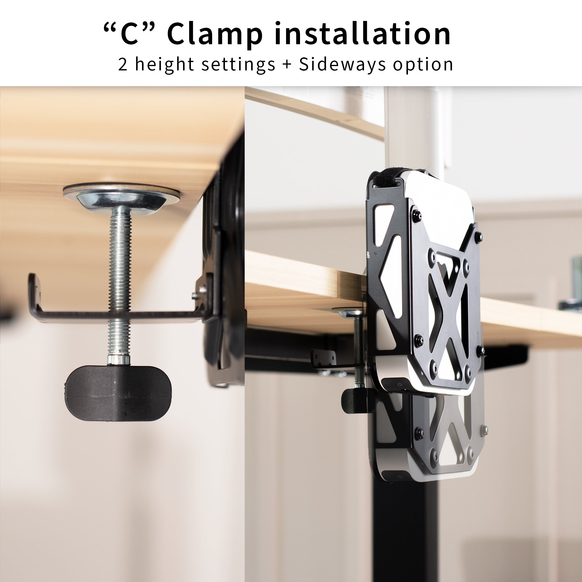 VESA Mount Designed for the Mac Mini 2010 to 2023 Models – VIVO