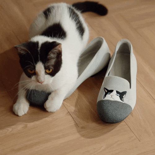 Audrey] ラウンドトゥ アニマル刺繍 ローファー – VIVAIA JAPAN