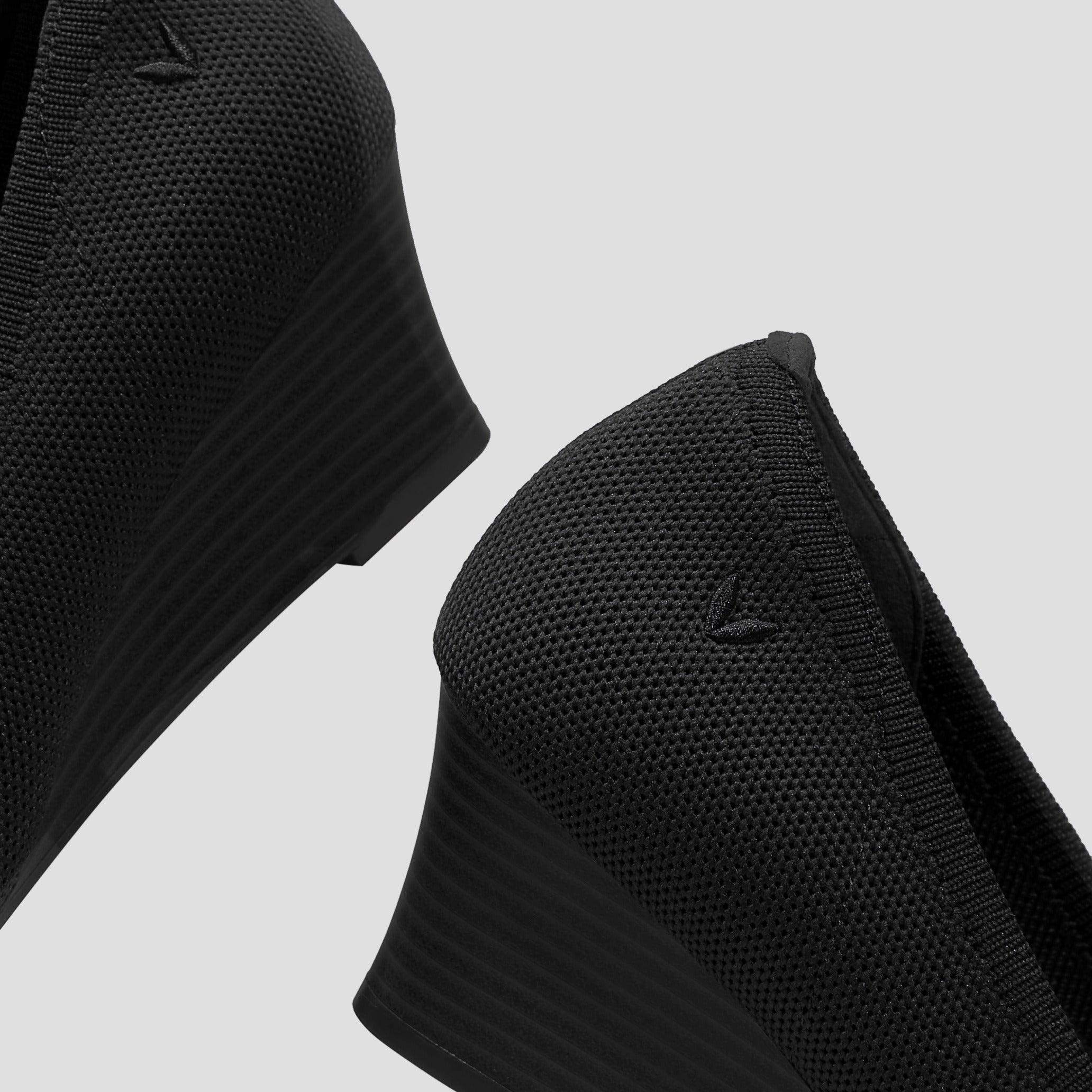 Aria Wedge Pro] ポインテッドトゥ ウェッジヒール パンプス – VIVAIA