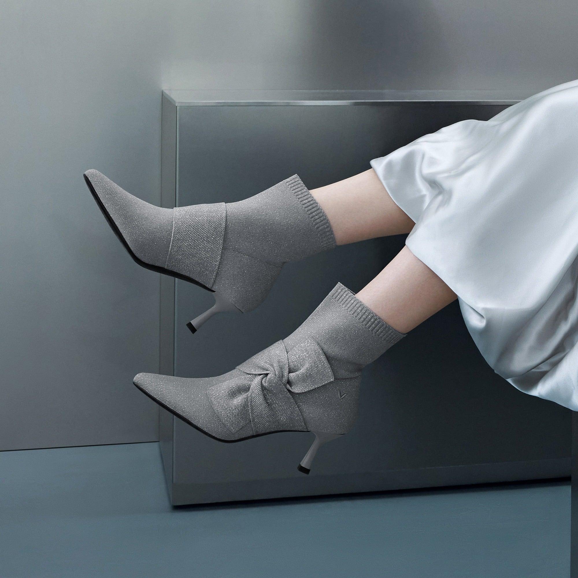 Athena] ポインテッドトゥ 撥水加工 アンクル ヒールブーツ – VIVAIA JAPAN