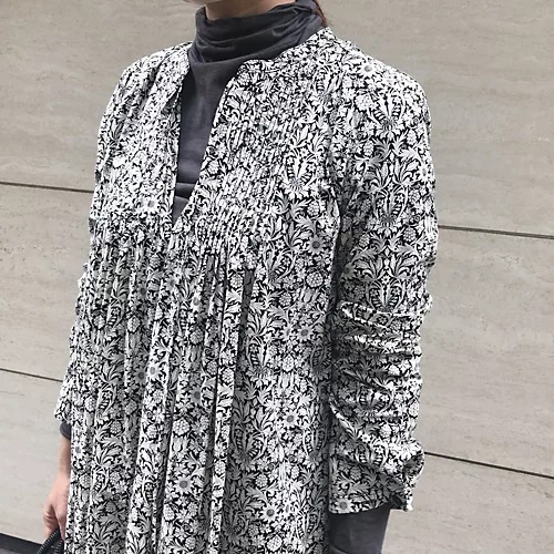 50代 ワンピース】大ヒット中 徳原文子×Curensology「リバティプリント