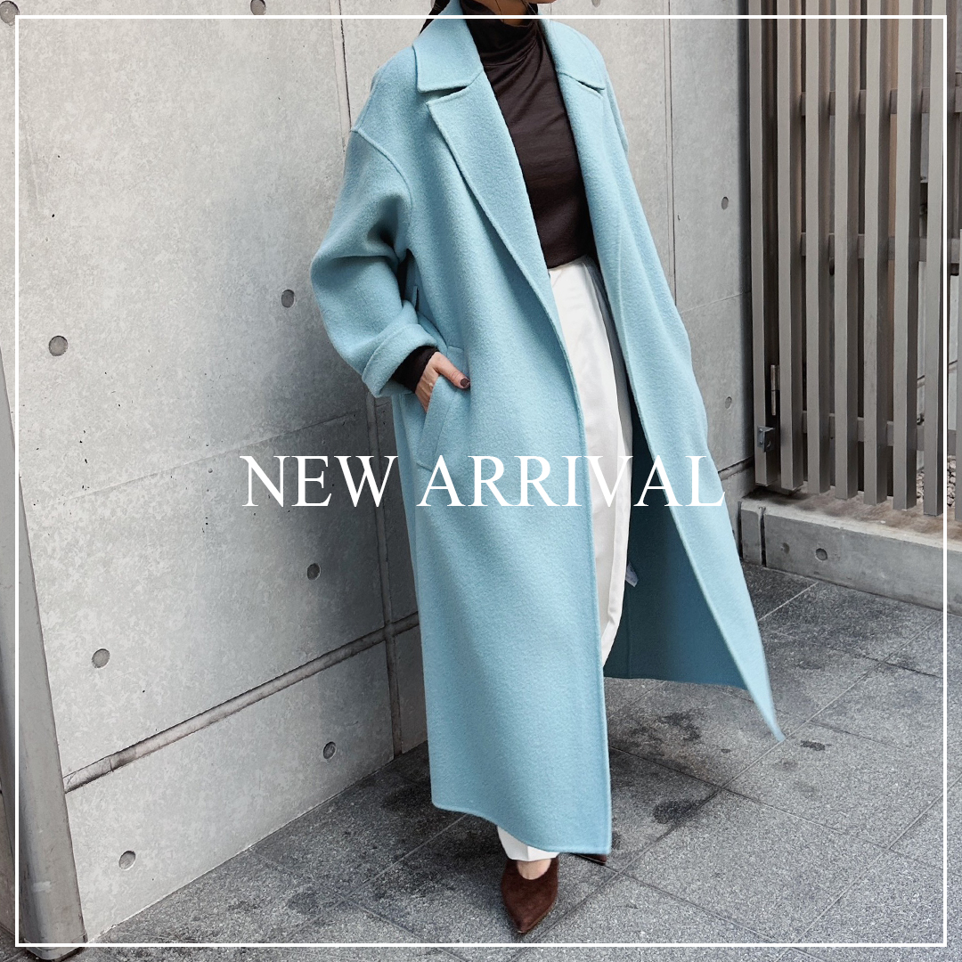 今週の新作アイテム③】「M7days」ふわ軽リバーロングコート【40代