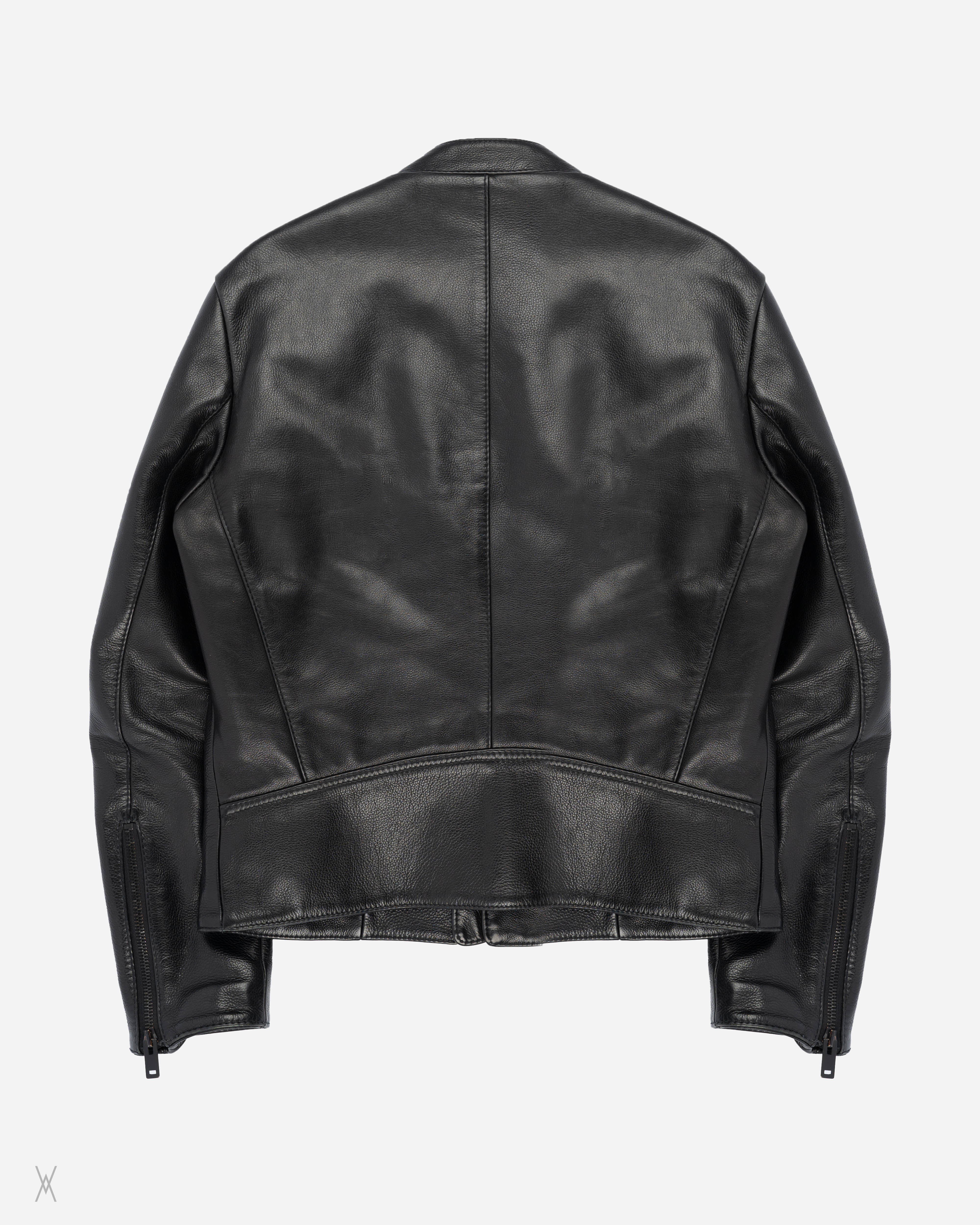 Maison Margiela 5-Zip Leather Jacket – All Black Edition (FW15