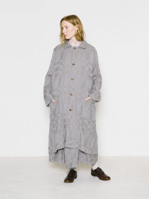 Ombre Check アトリエコート | ITEM | Vlas blomme｜ ヴラスブラム