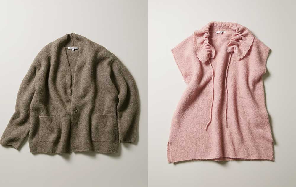 空気のように軽く、あたたかい。アルパカ×ウールのニット。 | NEWS