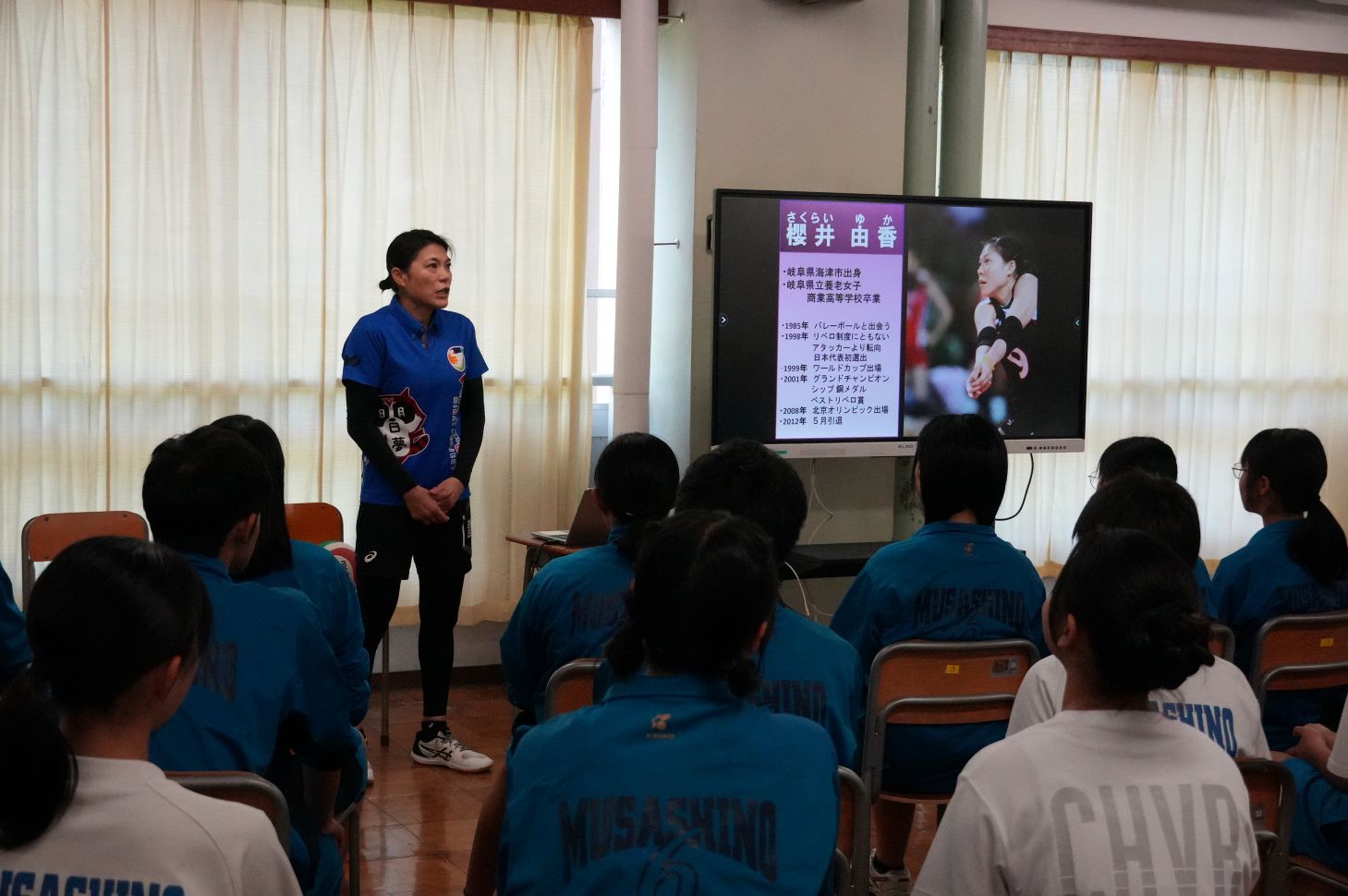 武蔵野市立第六中学校訪問！｜バレーボール SVL/JVL コーポレートサイト