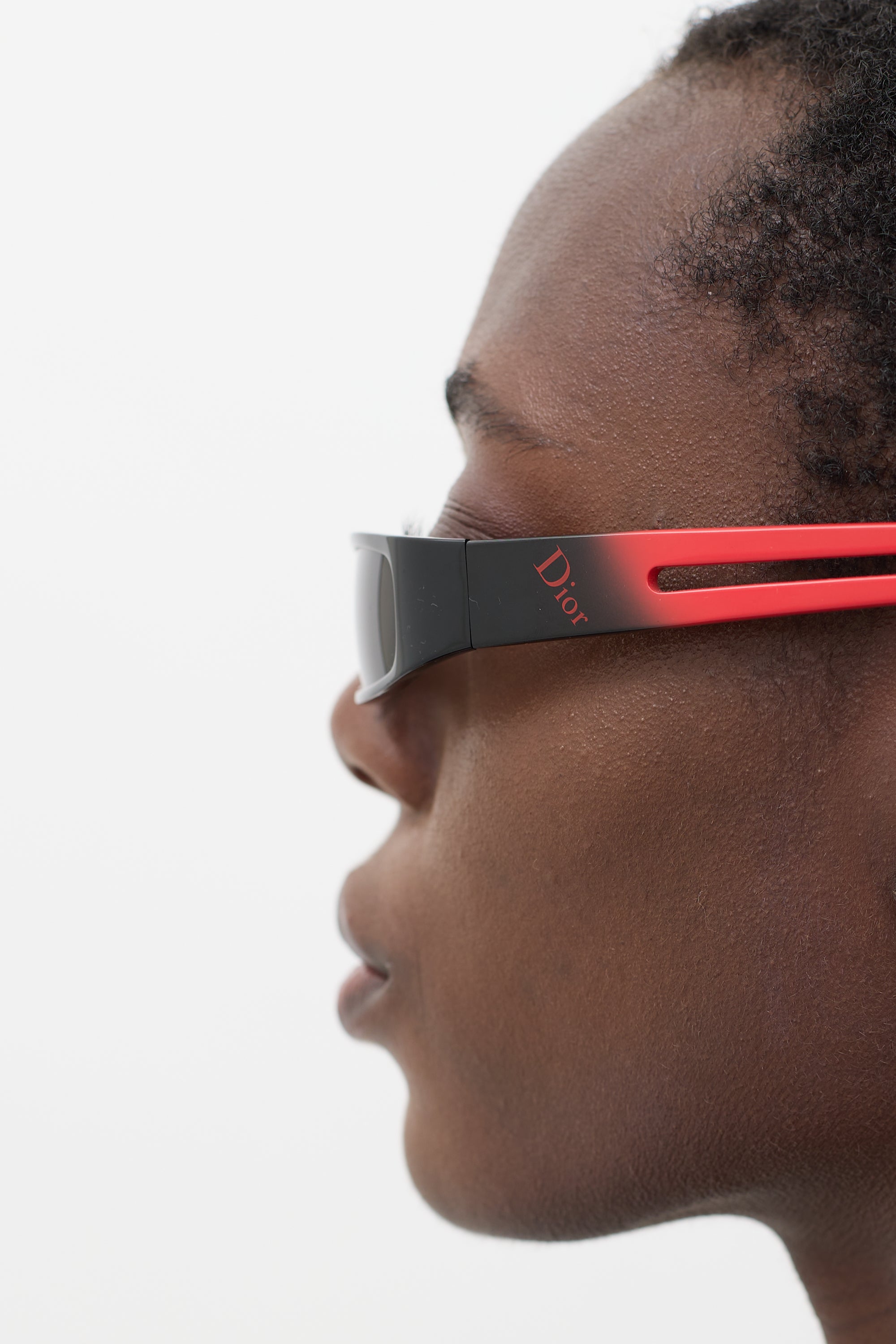 Dior // Black & Red 2003 Bandage 2 Slim Sunglasses – VSP Consignment