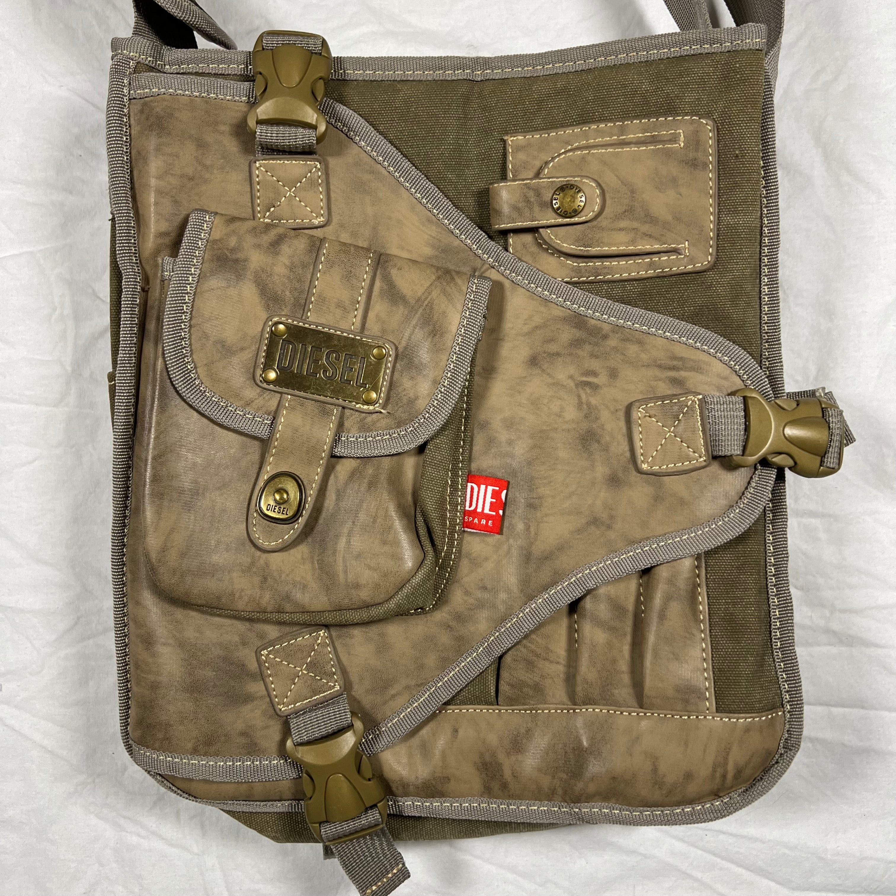 Y2K Rare Archive Diesel Bag Tactical Utility Gorpcore Cyber
