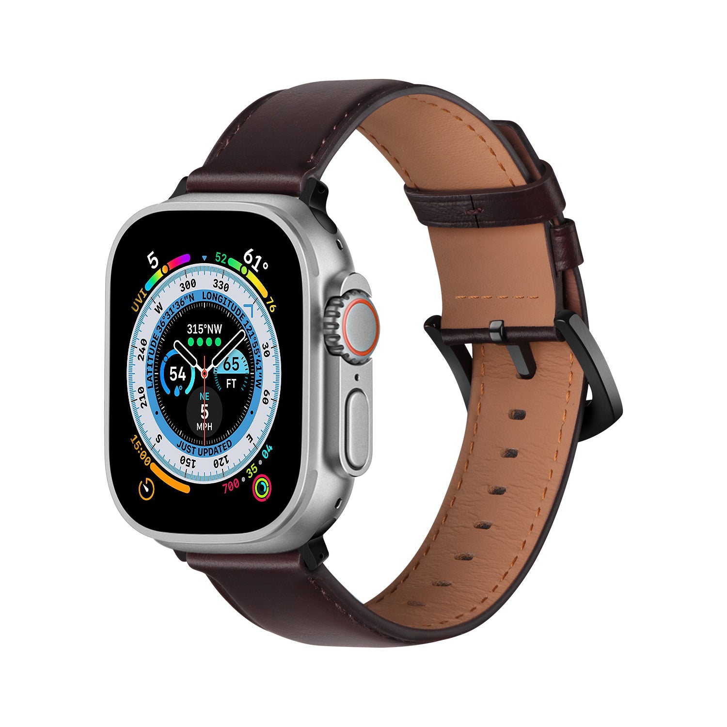 VWB100- Genuine Leather Wristbands Compatible for Apple iWatch