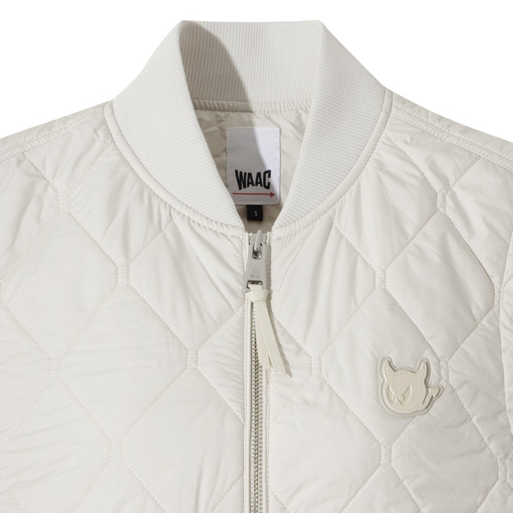 WOMEN キルティングベスト アイボリー