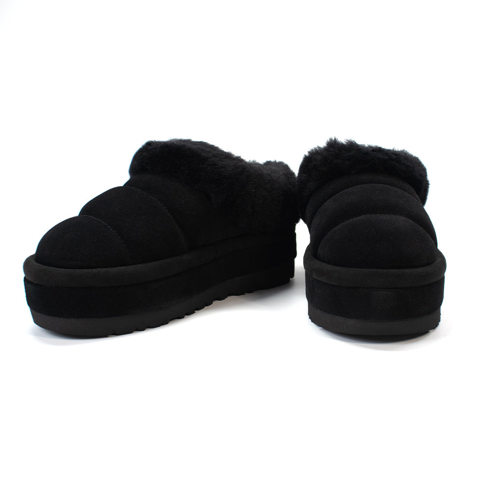 アグ ムートンブーツ タスマン レディース 厚底 UGG TAZZLITA ブラック