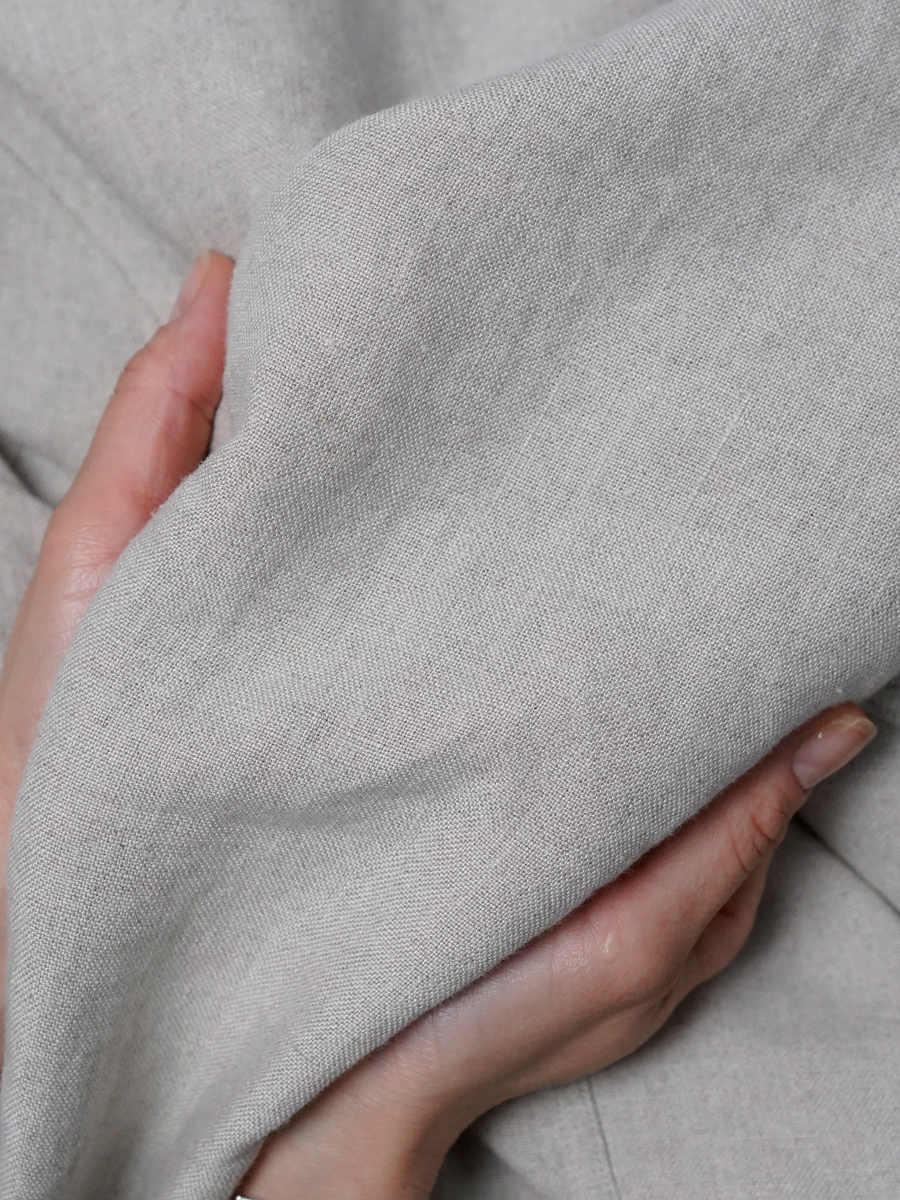 リネンスウェット】サイズ感が大事しっかり者のスウェット ／ 亜麻