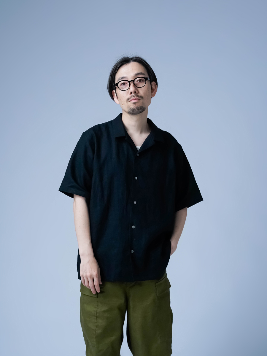 リネンシャツ】程よいヌケ感ほしい方必見！ 半袖 リネン オープン