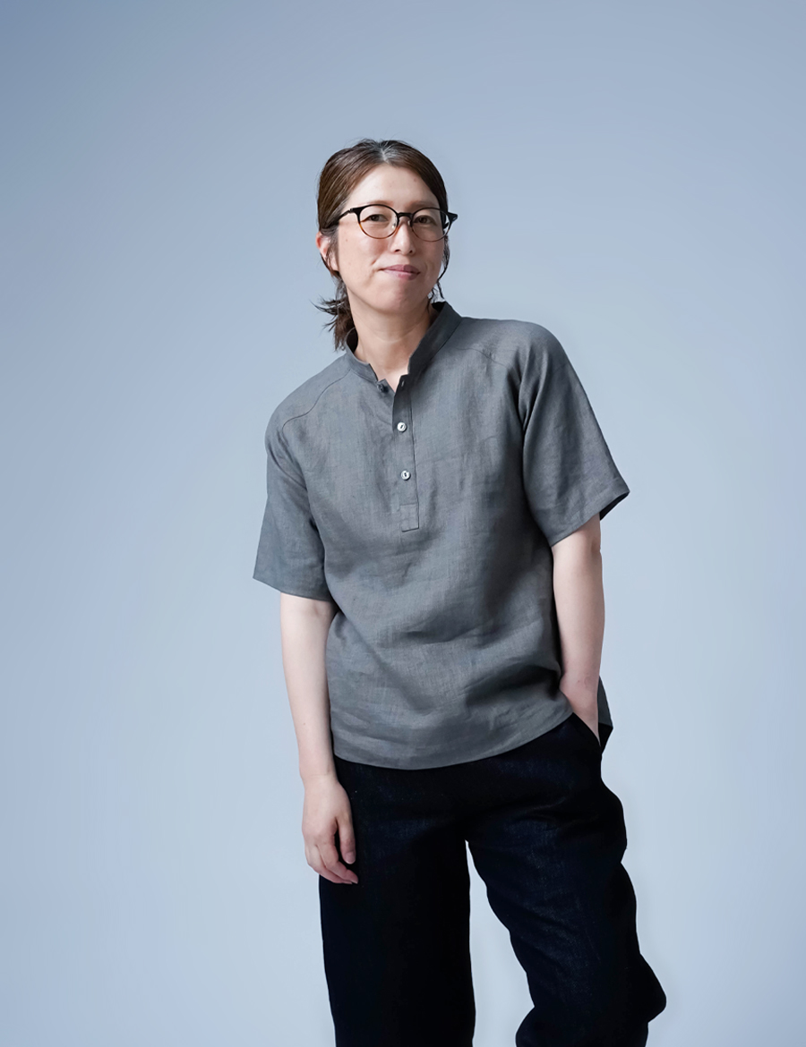 リネンシャツ】風が抜ける瞬間が気持ちいい！マオカラー ラグラン