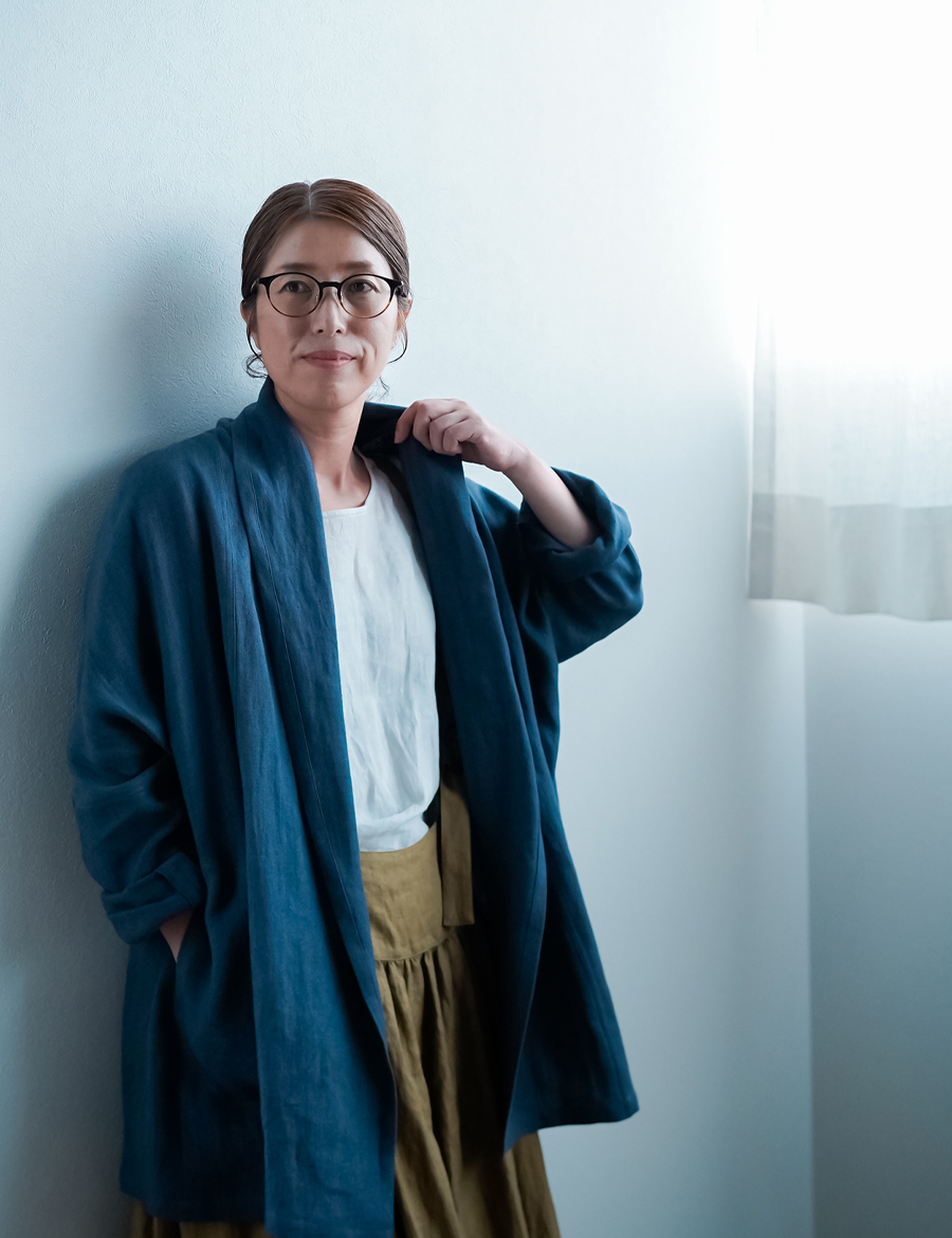 リネンカーディガン】はじめよう リネンのある暮らし 秋冬リネン