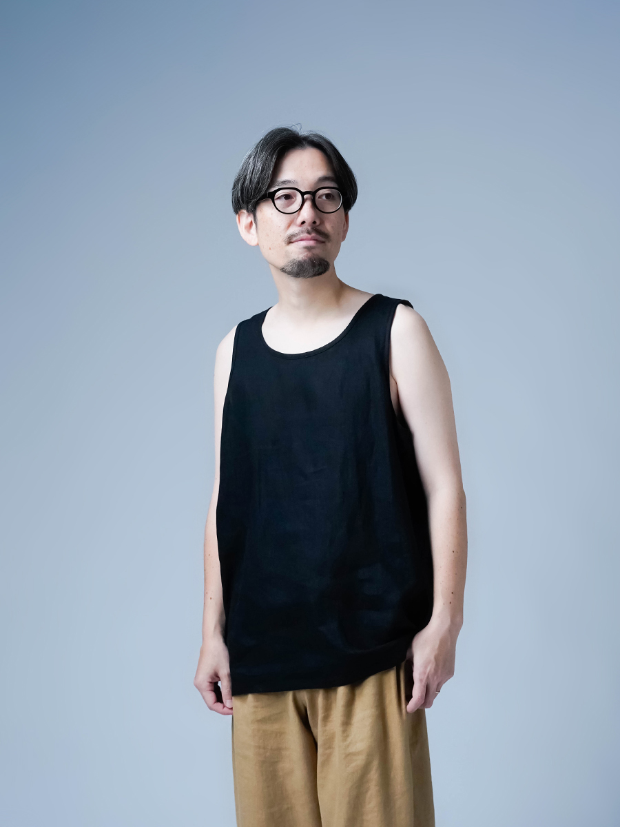 リネンタンクトップ】もう戻れない 快適を目指すものへ 敏感肌 メンズ