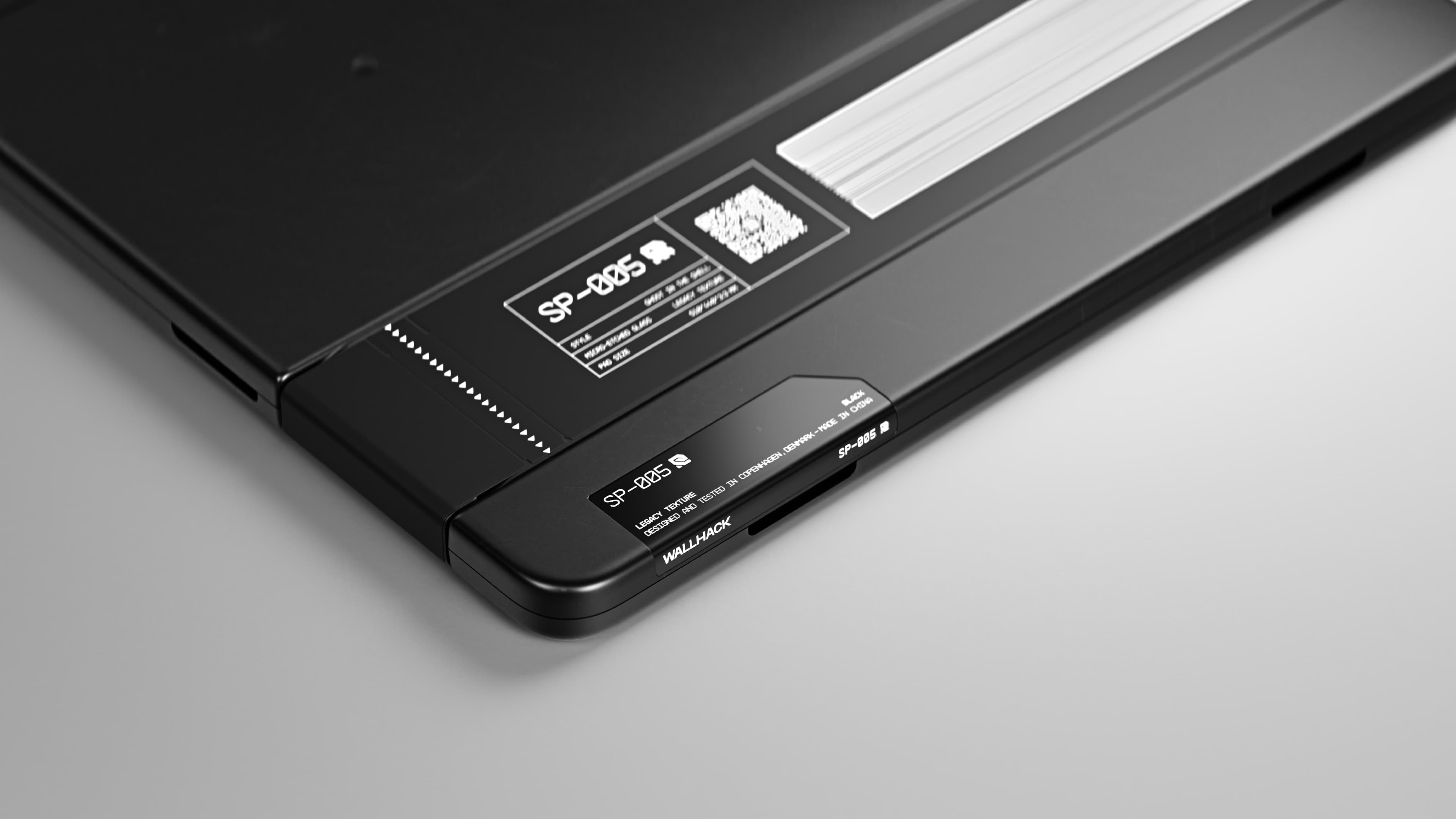 SP-005 (White) Glass Gaming Mousepad | Wallhack