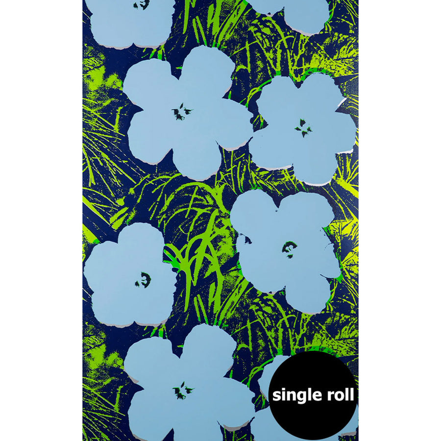 Andy Warhol / FLOWERS / Carolina on Silver Mylar (single roll