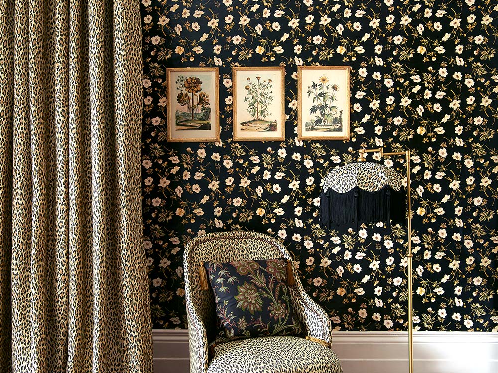 House of Hackney / POPPIUM Black【4パネル1セット】 | 輸入壁紙専門