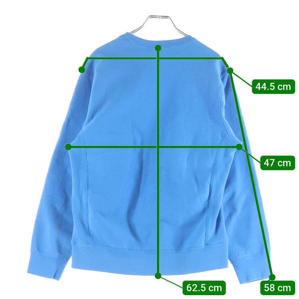 ピ*ン様 supreme シュプリーム スウェット トレーナー ブルー XL ボ