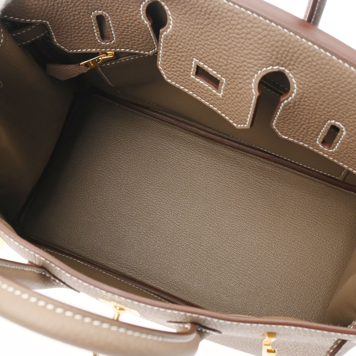 エルメス バーキン 25 エトゥープ トゴ レディース バッグ 【未使用