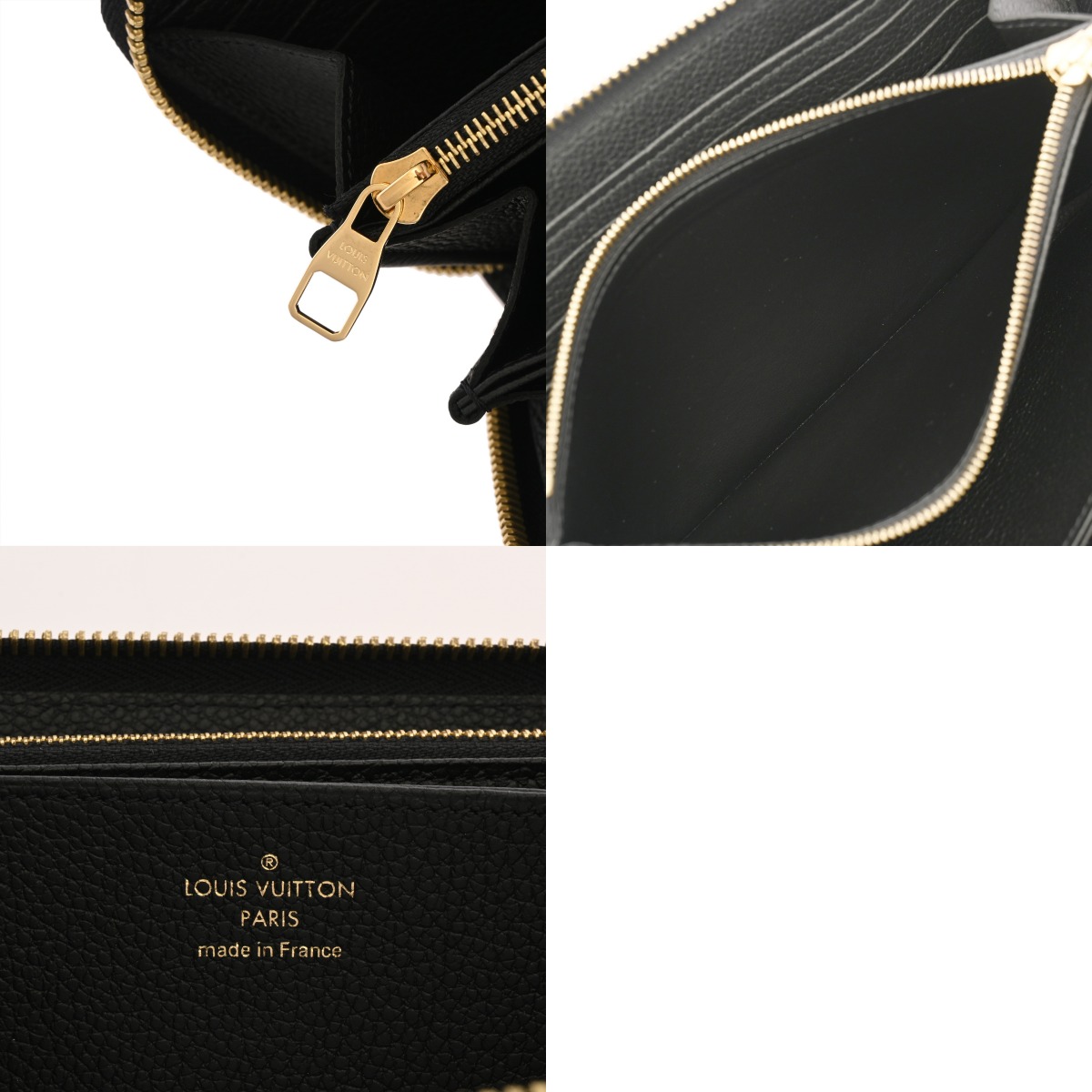 ルイ ヴィトン モノグラムアンプラント ジッピーウォレット ノワール