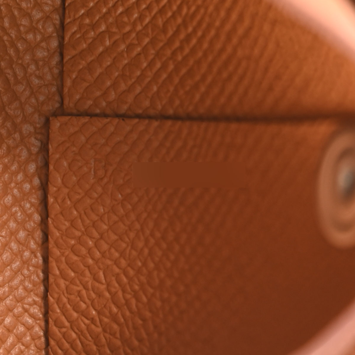 エルメス バスティア ゴールド ヴォーエプソン ユニセックス 財布 【未