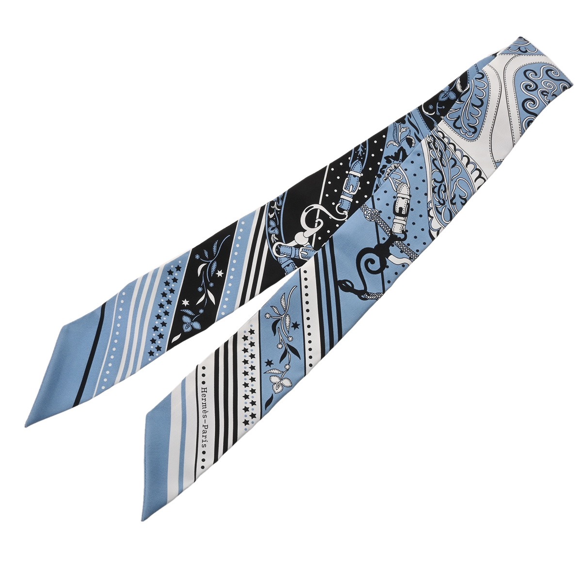 エルメス ツイリー FESTIVAL DES AMAZONES ブルー系/マルチカラー