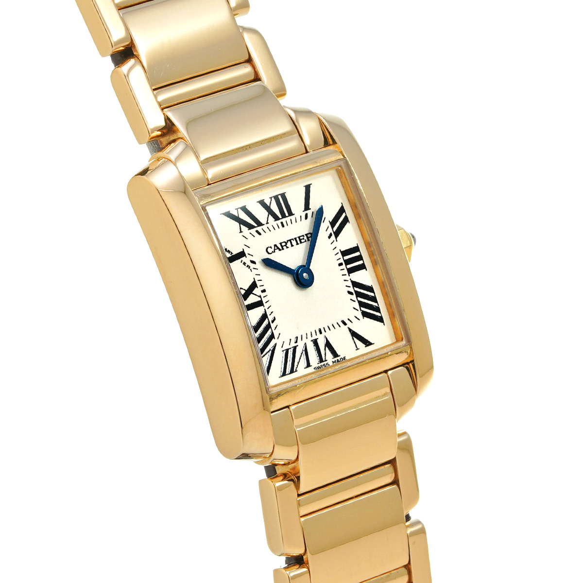 カルティエ タンク フランセーズ SM W50002N2 シルバー レディース