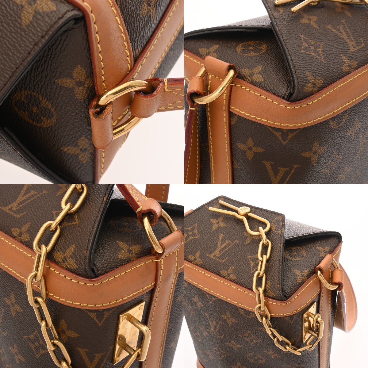 ルイヴィトン モノグラム ミルクボックス ブラウン M44877 モノグラム