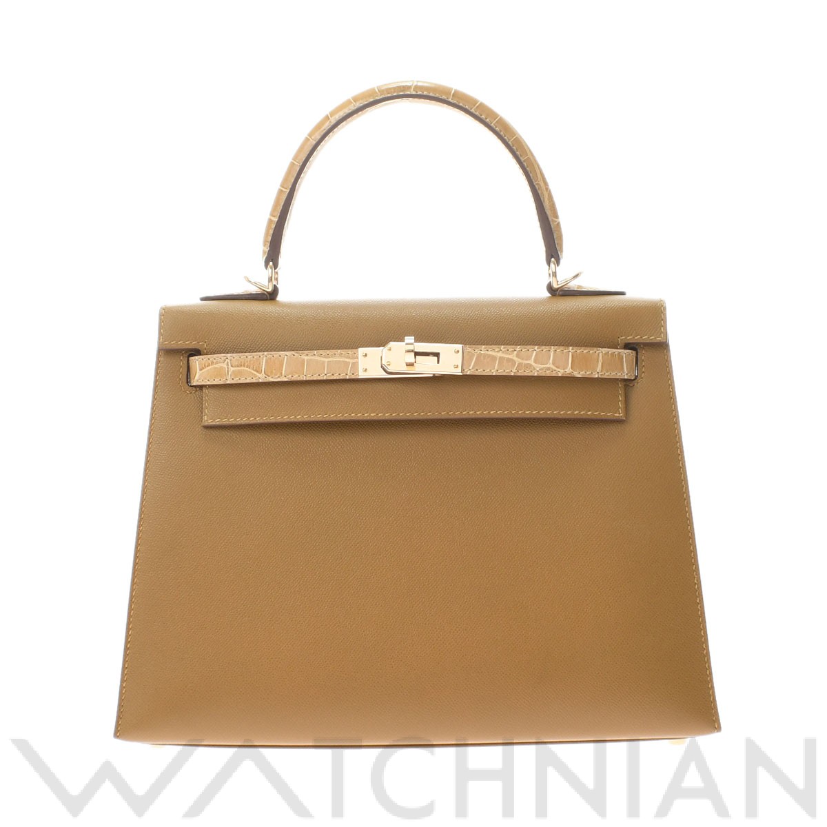 エルメス / HERMES ケリー 25 外縫い タッチ クラフト/プシエール