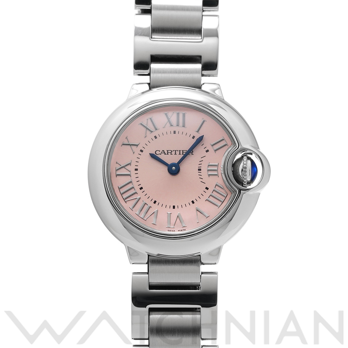 カルティエ バロンブルー ドゥ カルティエ 28mm W6920038 ピンク