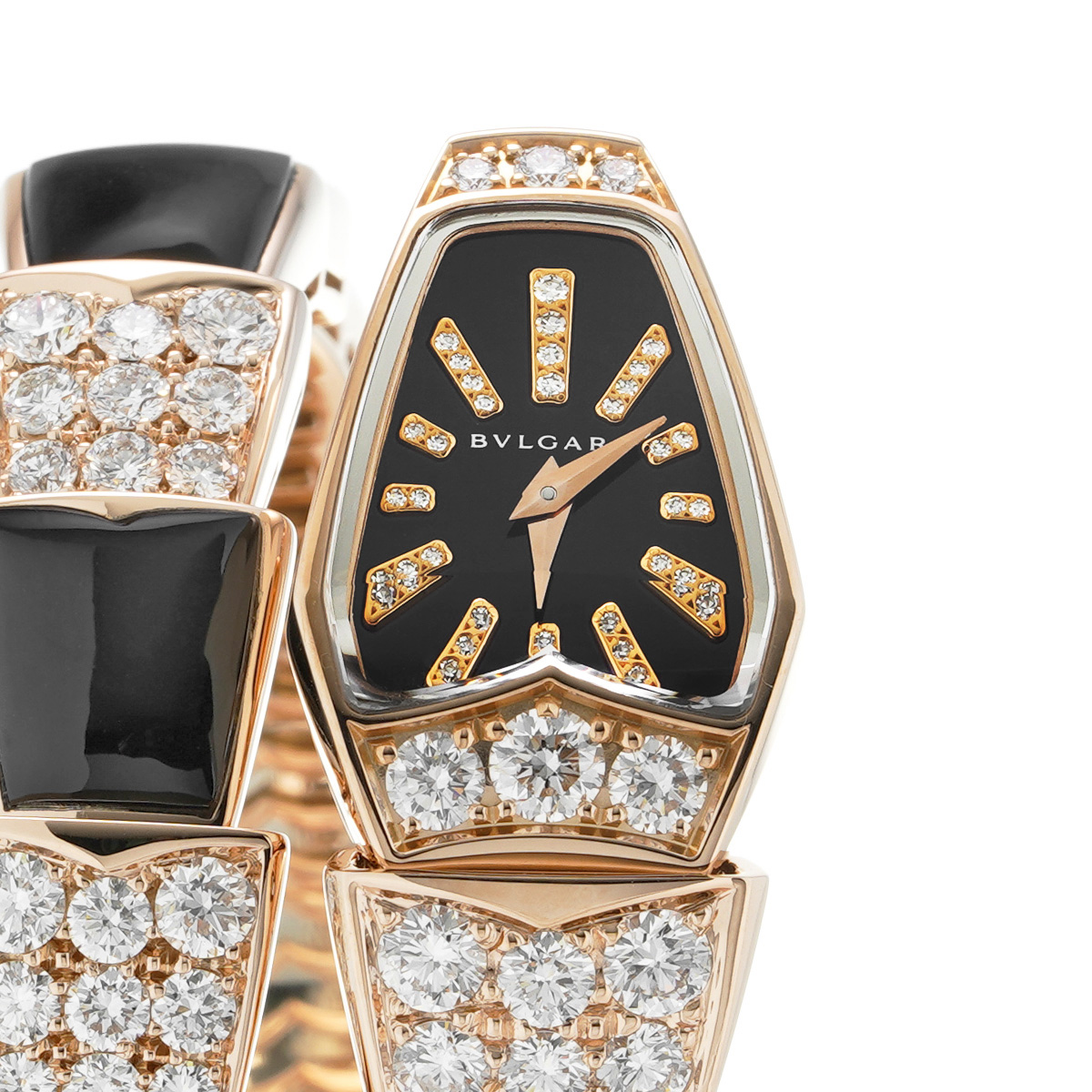 ブルガリ セルペンティ ダイヤ オニキス SPP26BGD1GD10.1T ブラック