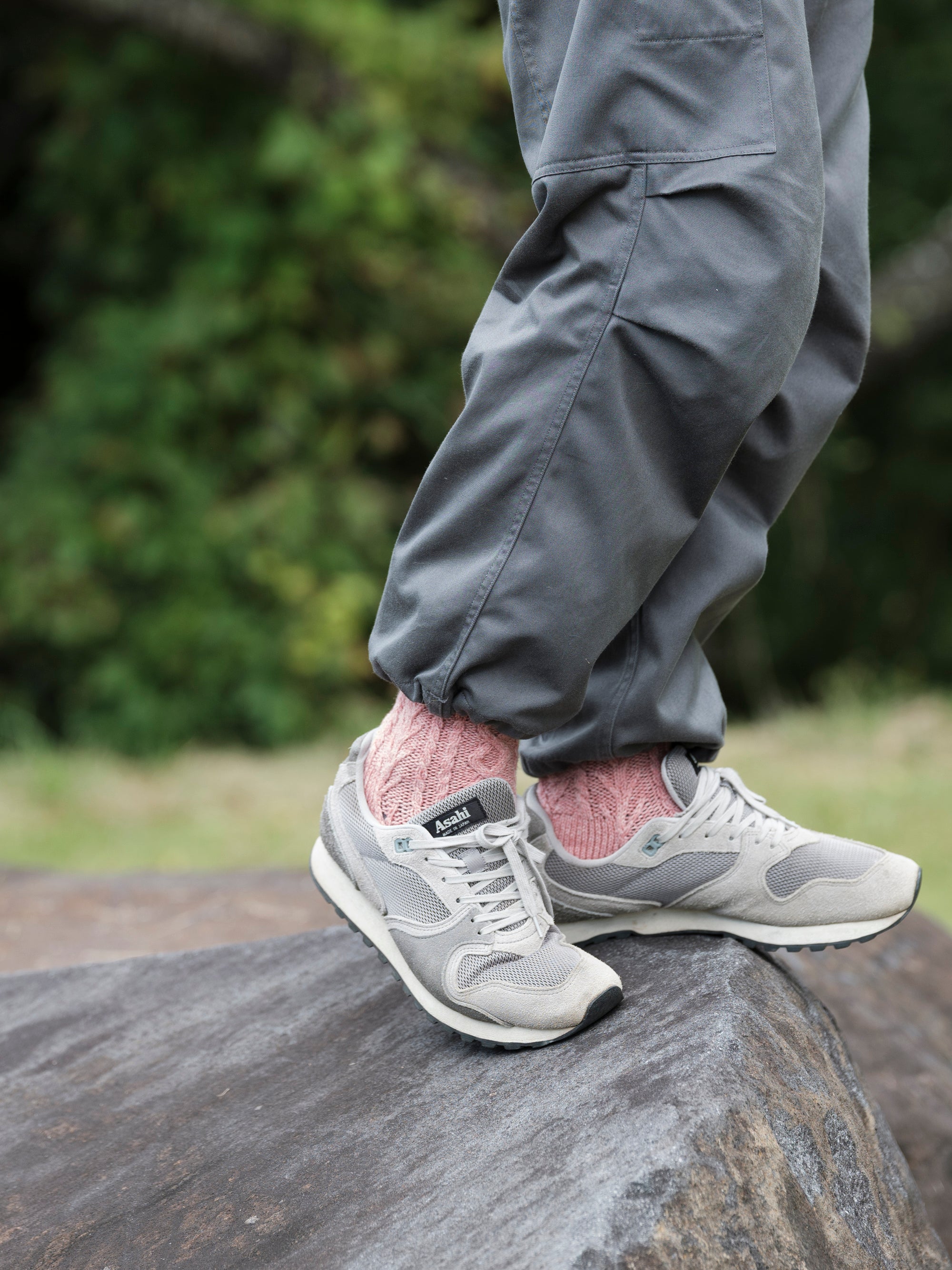 湯たんぽみたいなアランウール靴下｜わざわざオリジナル