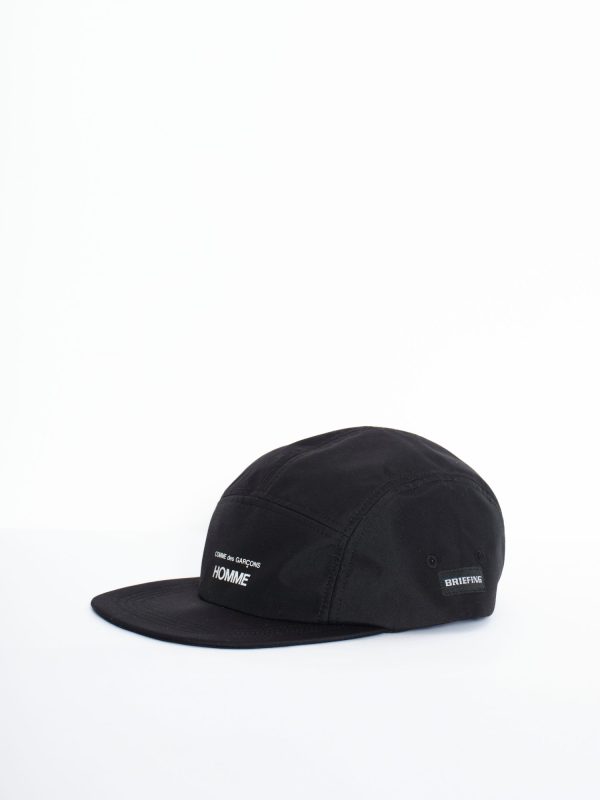 Comme des Garçon Homme Briefing Black Nylon Baseball Cap - W