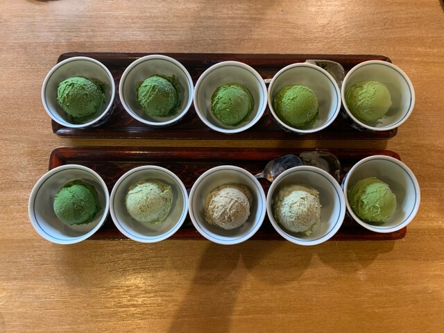 富岡市一ノ宮『茶フェちゃきち』で抹茶利きジェラートに挑戦してみた